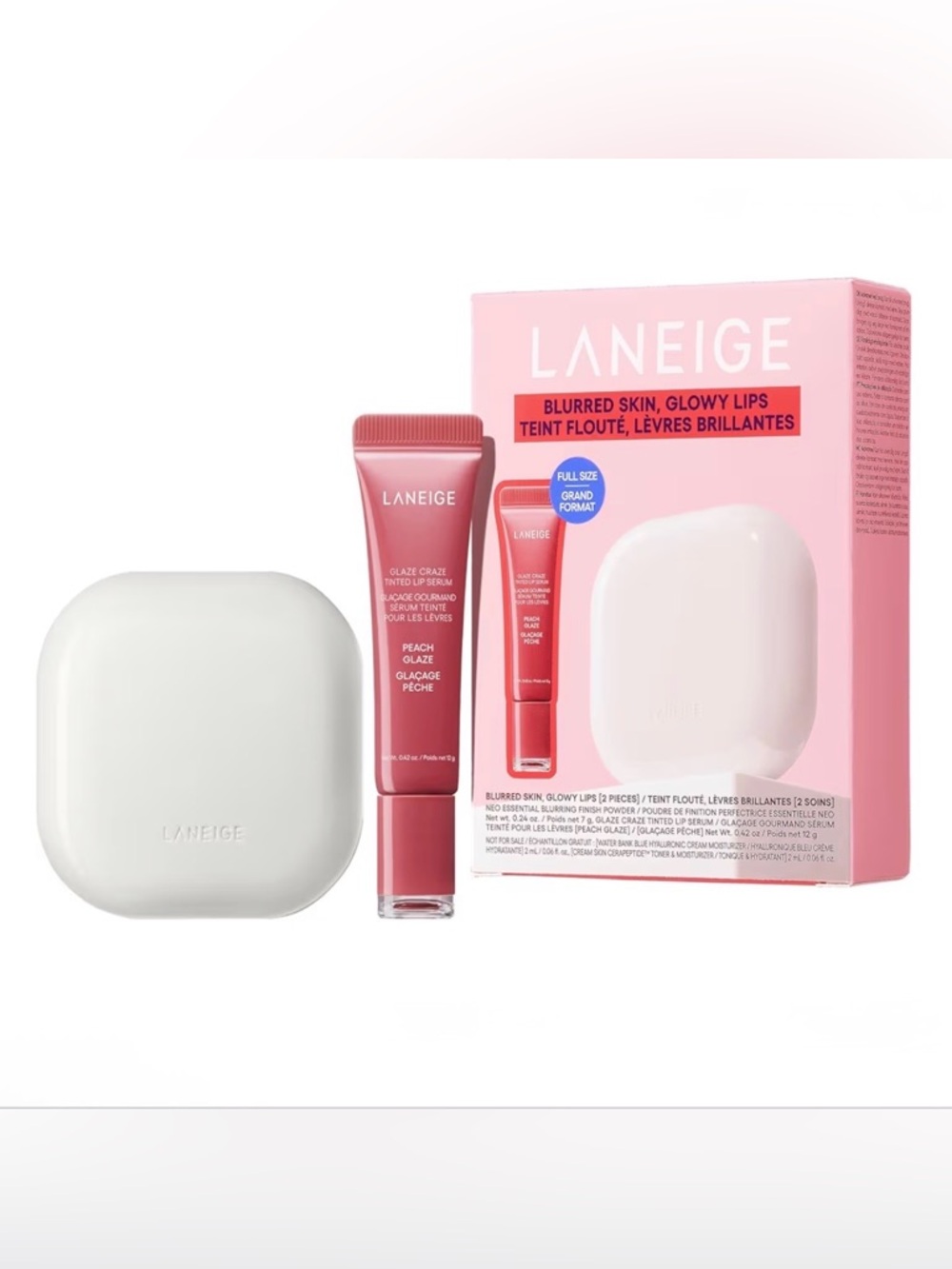 Laneige Blurred Skin & Glowy Lips set